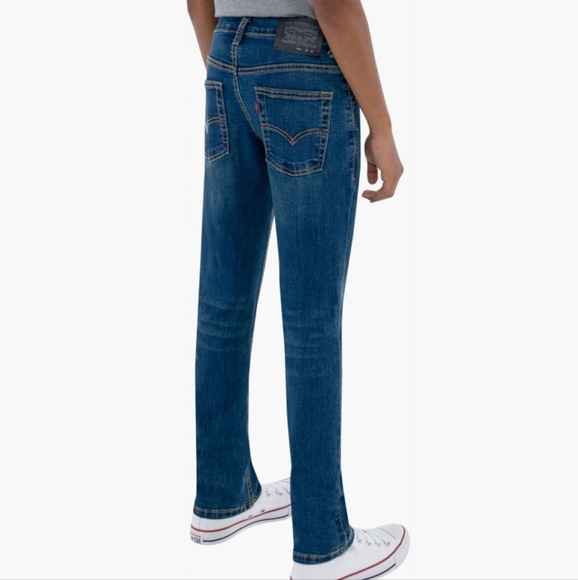 Levi's Performance 511 Slim Fit Medium Wash Jeans Size Big Boy 16 regular - Picture 1 of 11
